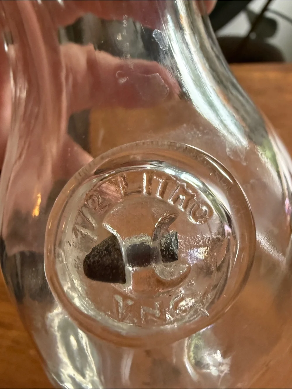 Clear Glass Carafe Vase